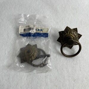 Rockler Antique Furniture  Metal Star Ring  2 1/4 Cabinet Handle Drawer Pull
